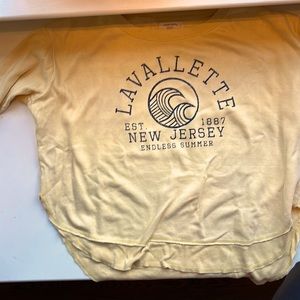 Ocean drive sweatshirt colors are like yellow and black